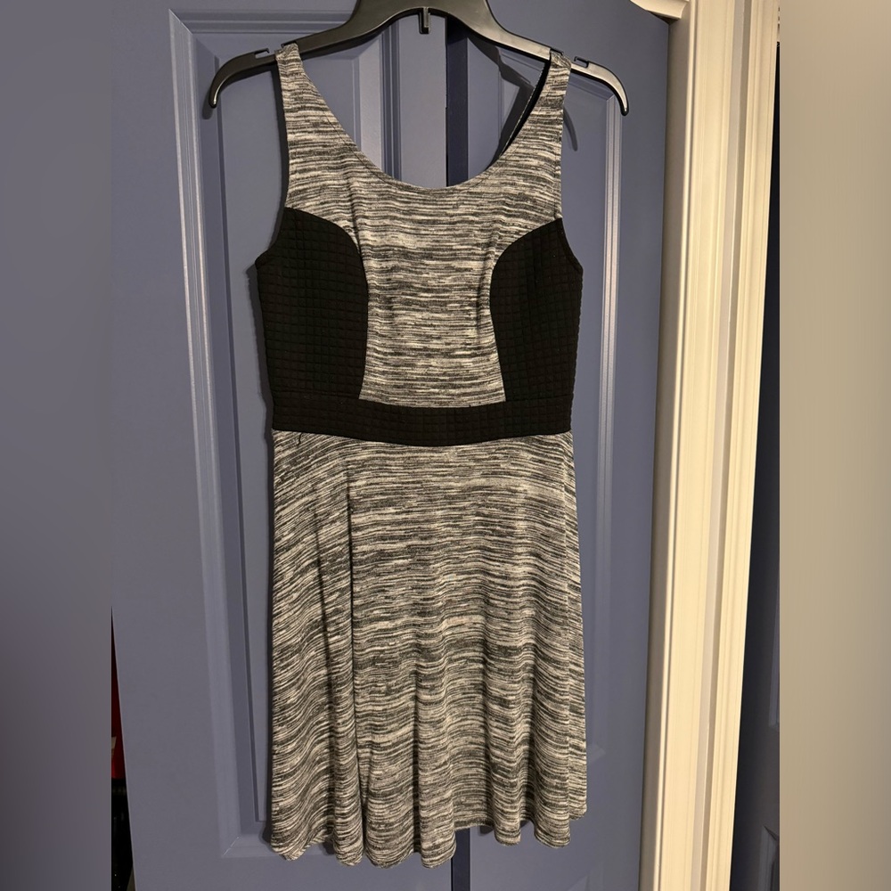 Black and grey dress
